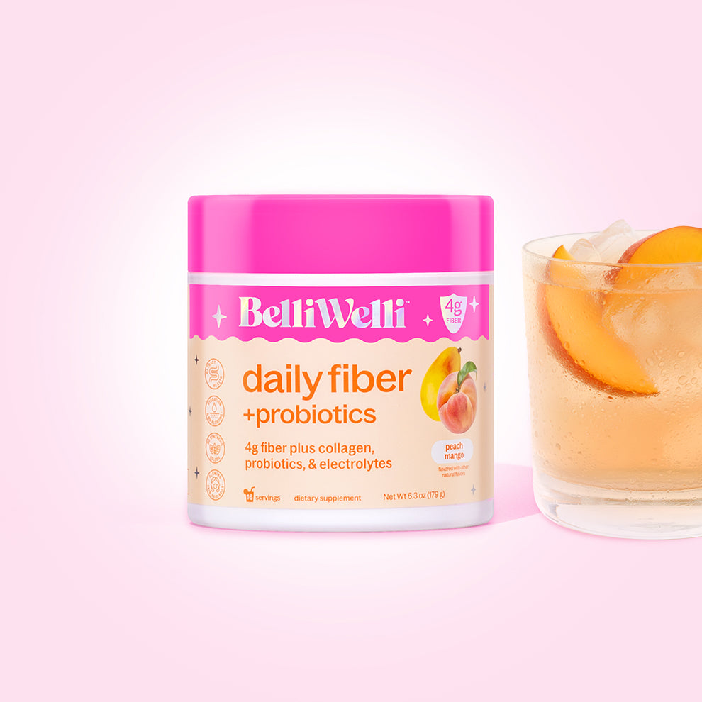 Peach Mango Fiber Powder Collagen Probiotics