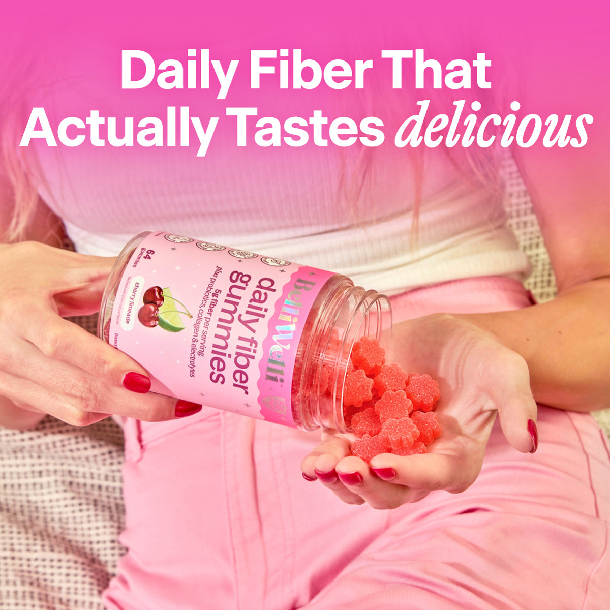 Cherry Limeade 4-in-1 Fiber Gummies