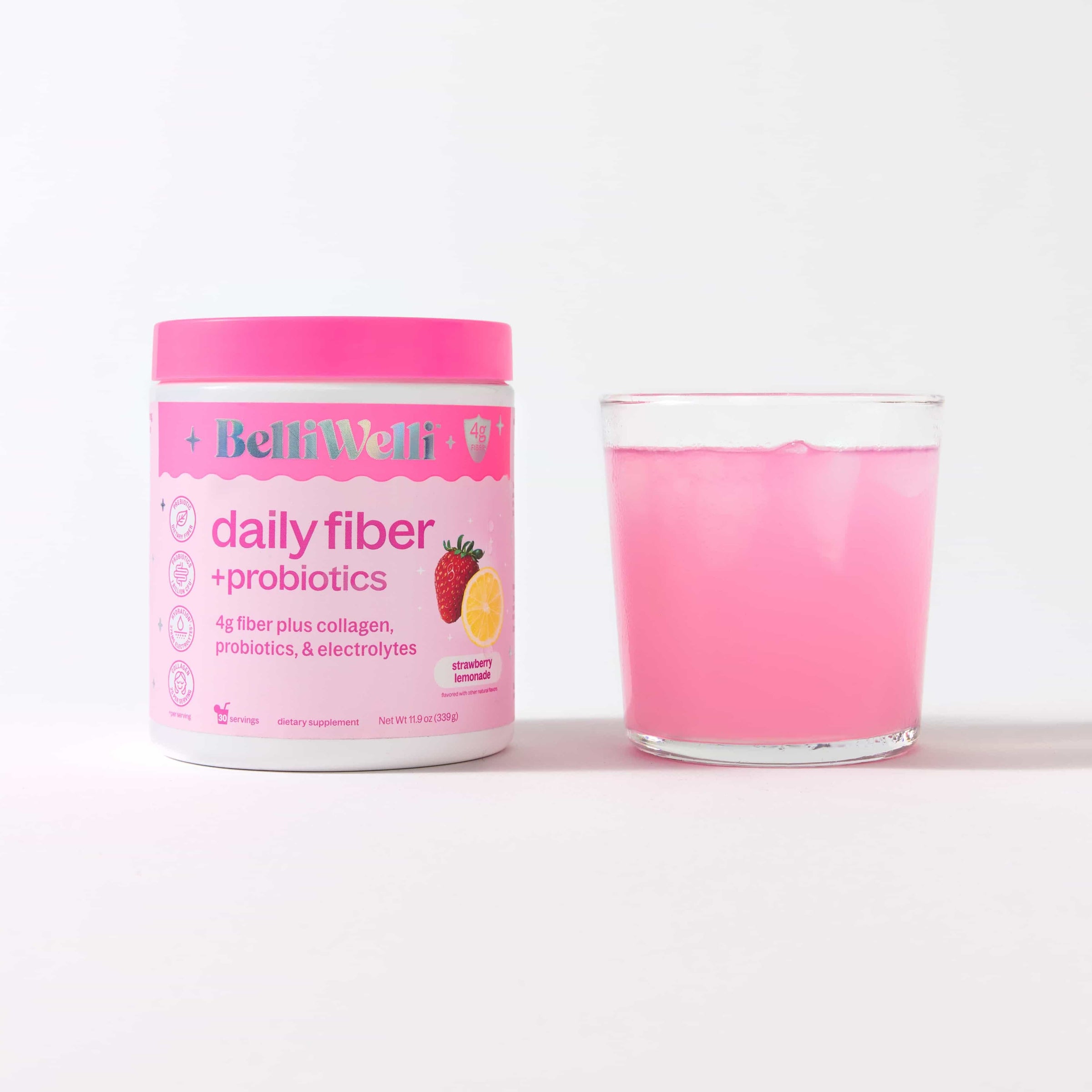 Strawberry Lemonade Fiber Powder