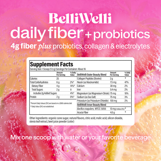 Strawberry Lemonade Fiber Powder