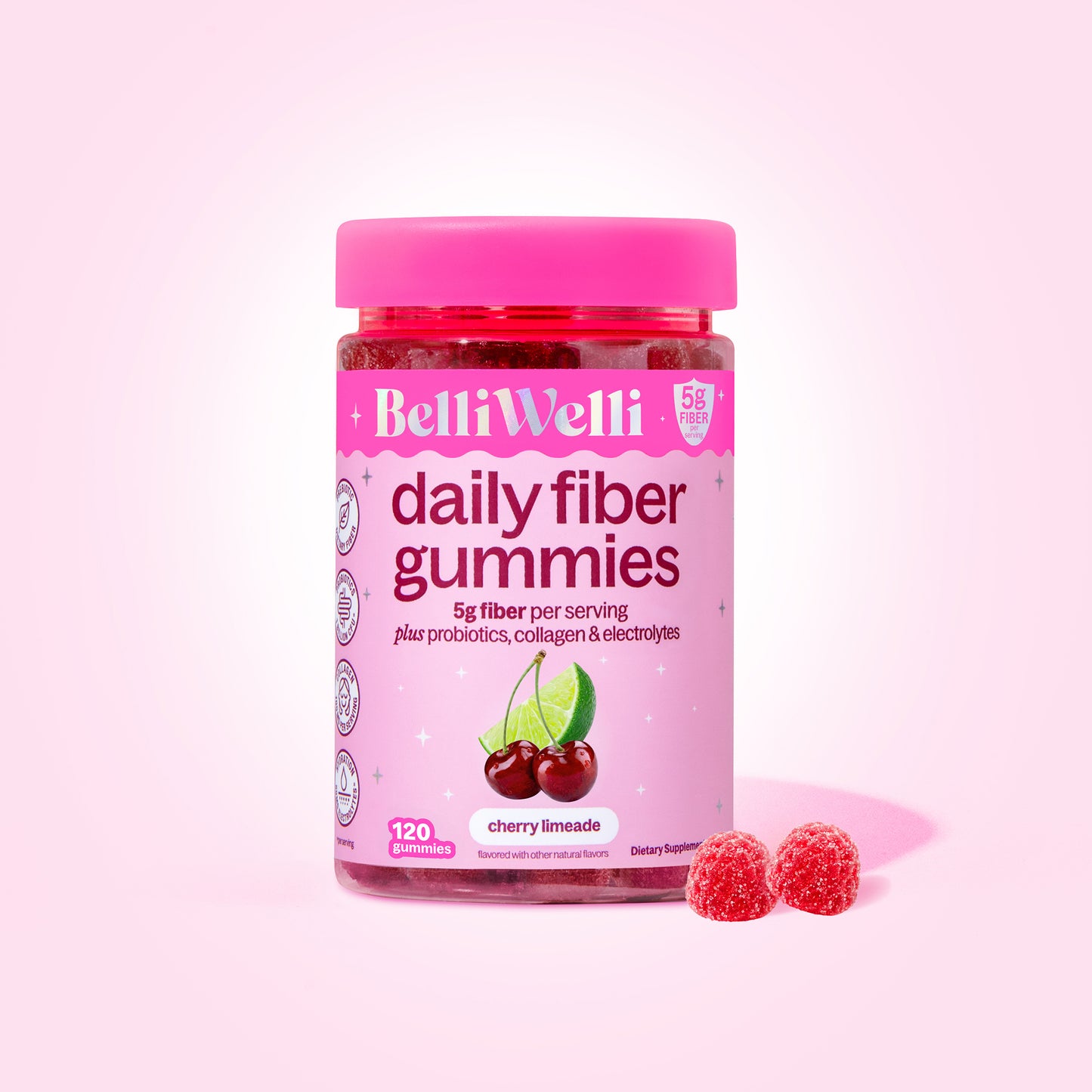 Cherry Limeade 4-in-1 Fiber Gummies