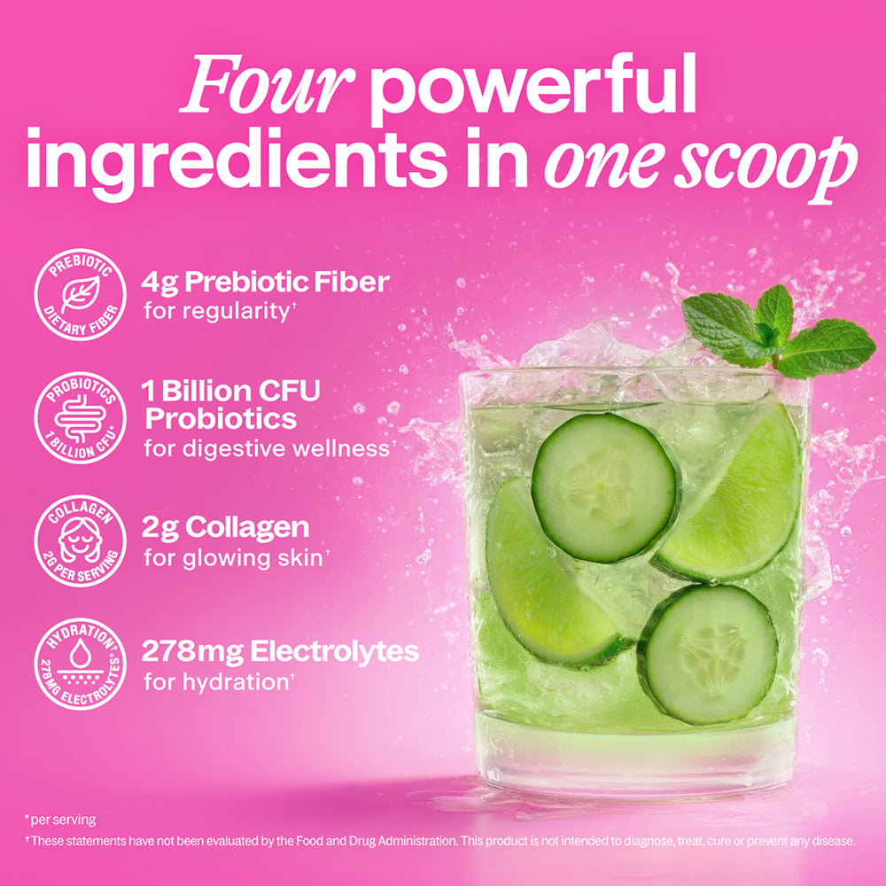Cucumber Lime Mint Fiber Powder