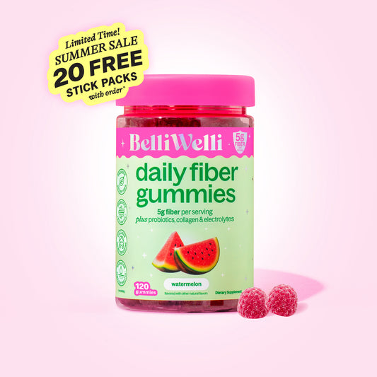Watermelon 4-in-1 Fiber Gummies