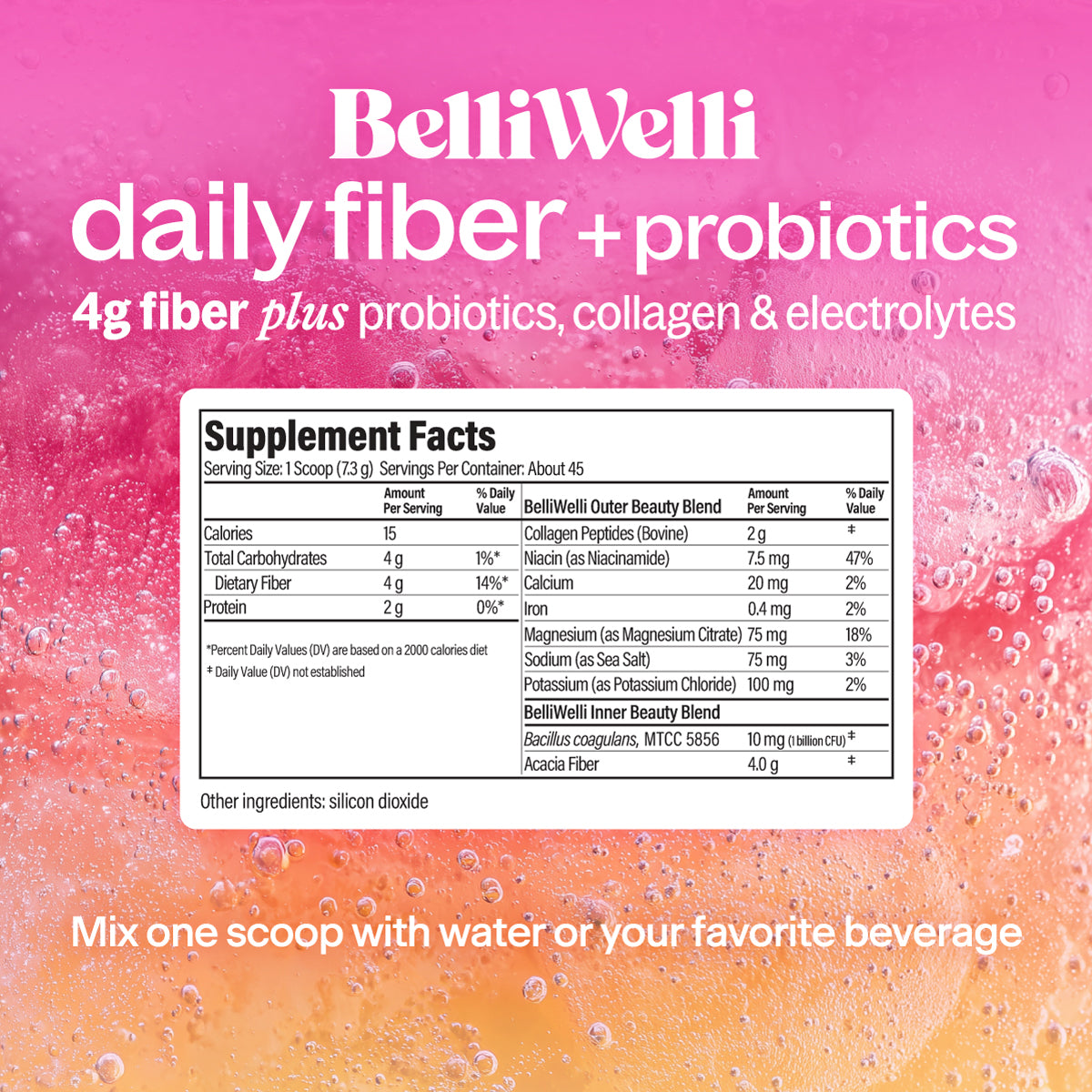 Unflavored Fiber Powder