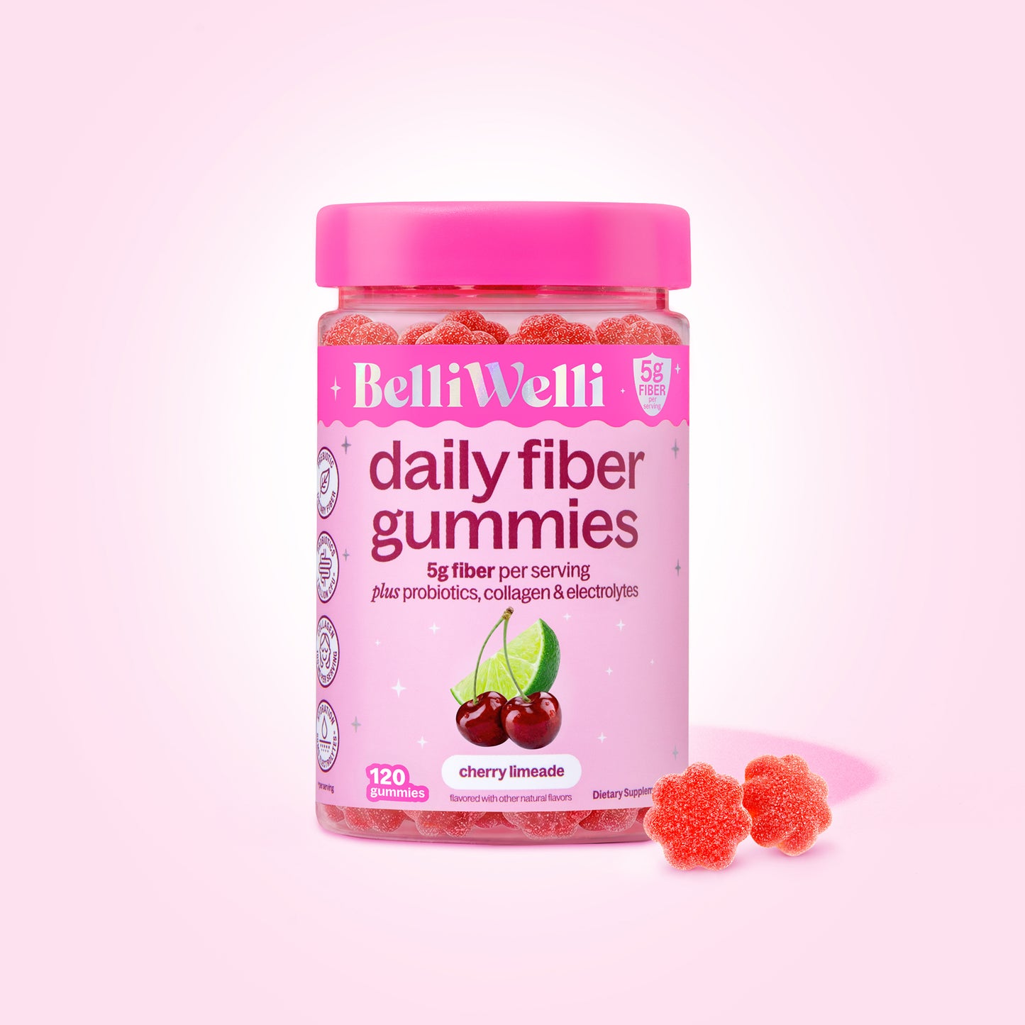 Cherry Limeade 4-in-1 Fiber Gummies